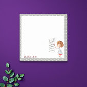 Oogarts, verpleger gepersonaliseerde post post-it® notes