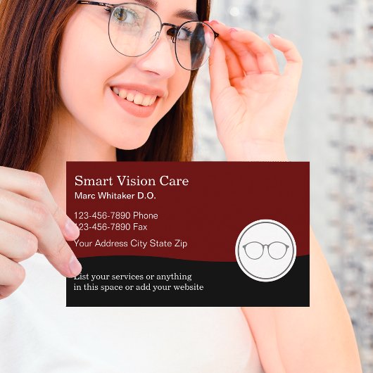 Oogarts Vision Care Visitekaartjes