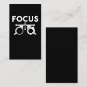 Oogartsen Humor Funny Opticians Visitekaartje (Voorkant / Achterkant)