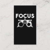 Oogartsen Humor Funny Opticians Visitekaartje (Voorkant)