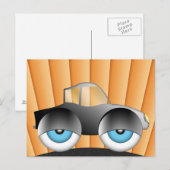 Oogauto Briefkaart (Voorkant / Achterkant)