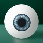 Oogbal blauw iris oog grappige grap nieuwigheid pingpongbal