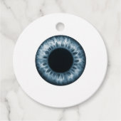 Oogbal blauwe iris Halloween dank u Bedankjes Labels (Voorkant)