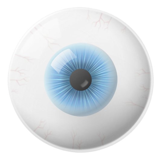 Oogbal Deurknop Kasttrekker Keramische Knop (Voorkant)