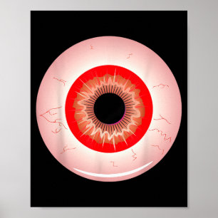 Oogbal Lui Halloween Kostuum Soky Y Grappig Poster