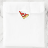 Oogbal Pizza Ronde Sticker (Tas)
