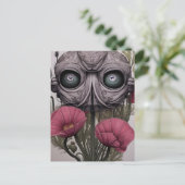 Oogbal Plant Briefkaart (Staand voorkant)