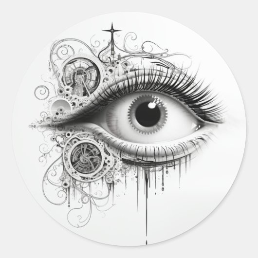 Oogbal sticker (Voorkant)