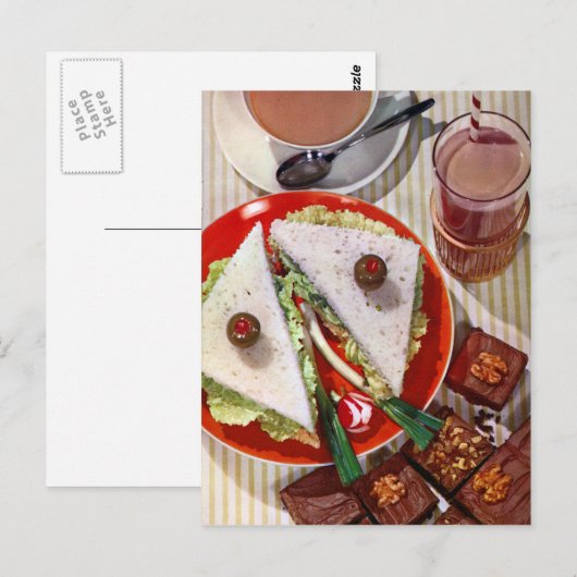 oogbalsandwich briefkaart (Voorkant / Achterkant)