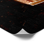 Oogbeeld van het Egyptische symbool van de voorspe Poster (Hoek)