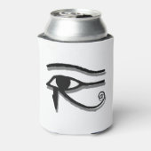 Oogbeeld van paardenbloemen (Eye of Horus Egyptian Blikjeskoeler (Blikje Achterkant)