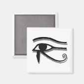 Oogbeeld van paardenbloemen (Eye of Horus Egyptian Magneet (Voorkant / Achterkant)