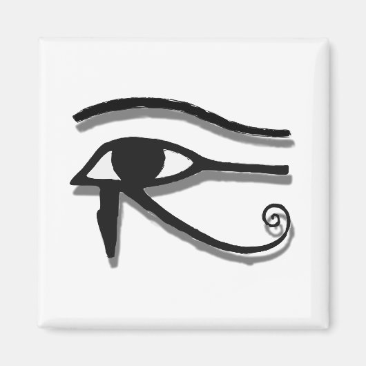 Oogbeeld van paardenbloemen (Eye of Horus Egyptian Magneet (Voorkant)