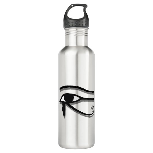 Oogbeeld van paardenbloemen (Eye of Horus Egyptian Waterfles (Voorkant)