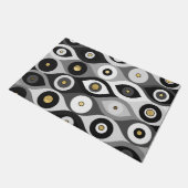 Oogbeschermingspatroon voor de ogen grijswaarden e deurmat (Schuin)