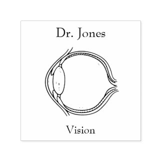Oogblad, menselijke organen, zelf-inkt rubberen st  zelfinktende stempel