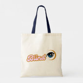 oogblindsymbool tote bag (Achterkant)