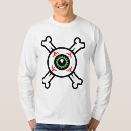Oogbol en Kruisbeenderen (lichte achtergronden) T-shirt