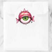 oogbol redo ronde sticker (Tas)