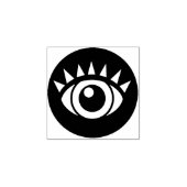Oogbol Rubberstempel (Afrduk)