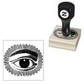 oogbol rubberstempel (Gestempeld)