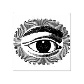 oogbol rubberstempel (Afrduk)