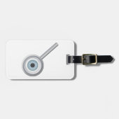 Oogbol Vergrootglas Fun Eye Inspectie Bagagelabel (Voorkant horizontaal)