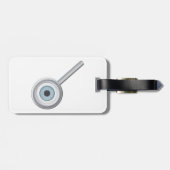 Oogbol Vergrootglas Fun Eye Inspectie Bagagelabel (Achterkant horizontaal)