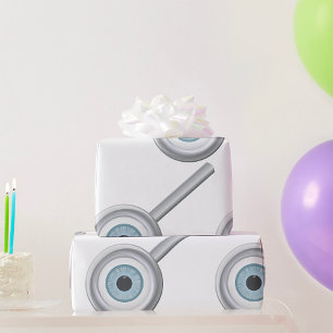 Oogbol Vergrootglas Fun Eye Inspectie Cadeaupapier