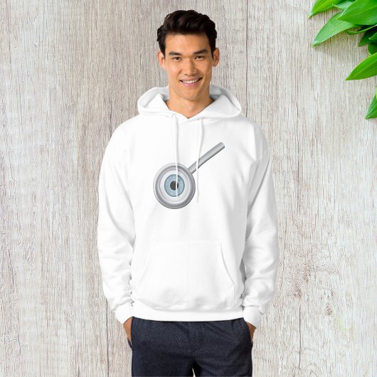 Oogbol Vergrootglas Fun Eye Inspectie Hoodie