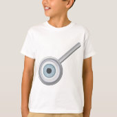Oogbol Vergrootglas Fun Eye Inspectie T-shirt (Voorkant)
