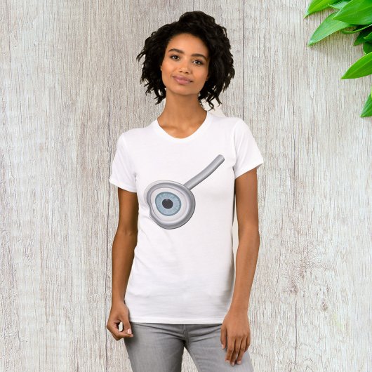 Oogbol Vergrootglas Fun Eye Inspectie T-shirt
