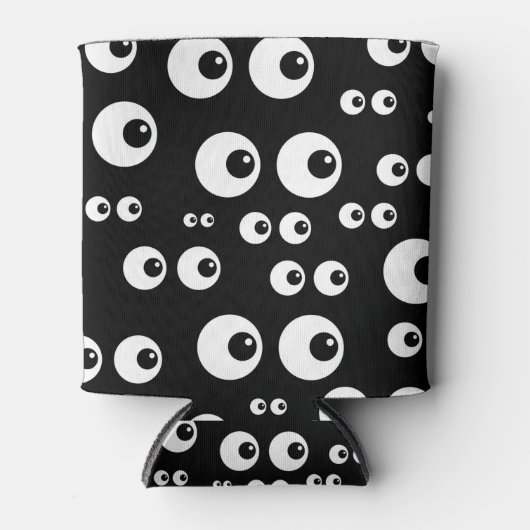 Oogbollen Geïsoleerde Fles of Koelbox Blikjeskoeler (Voorkant)