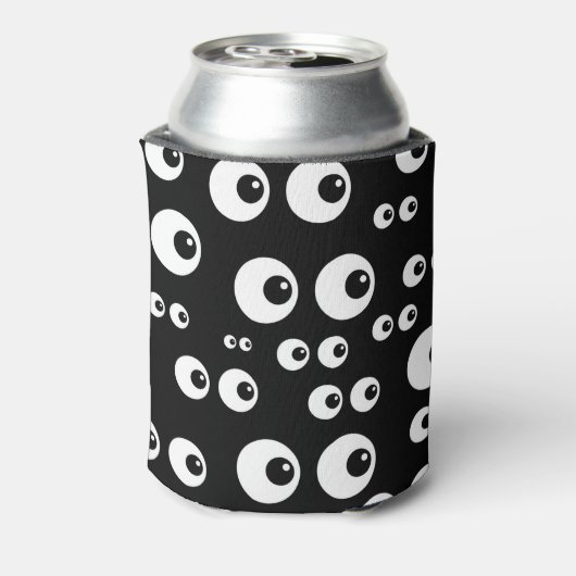 Oogbollen Geïsoleerde Fles of Koelbox Blikjeskoeler (Blikje Achterkant)