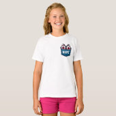 Oogbollen in zak t-shirt (Voorkant volledig)