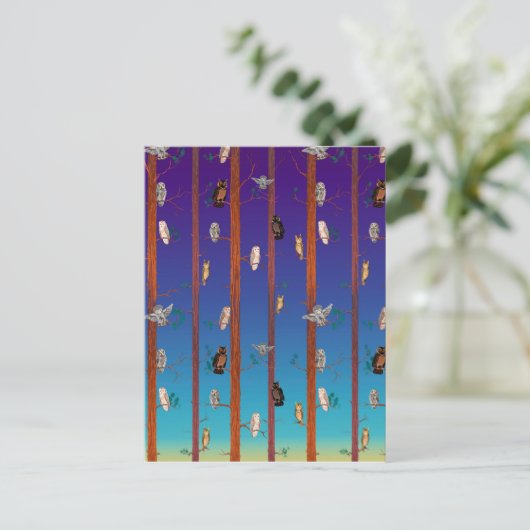 Oogbos Briefkaart (Staand voorkant)