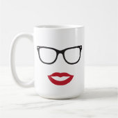 Oogbril en Mok van lippen (Links)