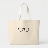 Oogbril Grote Tote Bag (Voorkant)