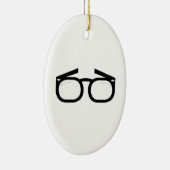 Oogbril Keramisch Ornament (Rechts)