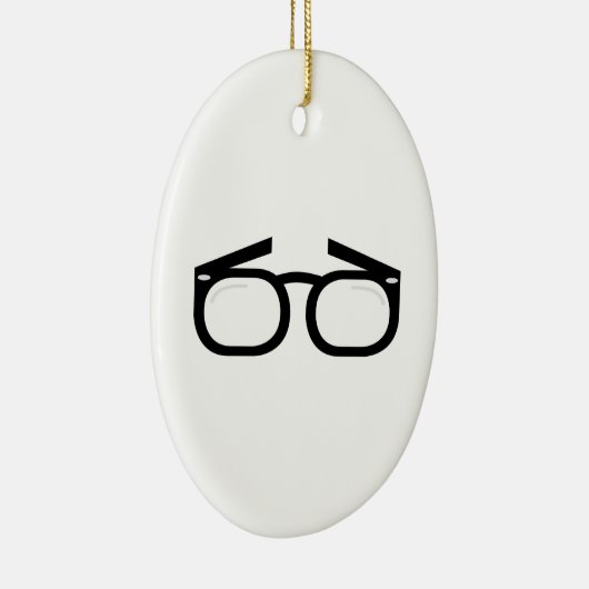 Oogbril Keramisch Ornament (Rechts)