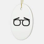 Oogbril Keramisch Ornament (Links)