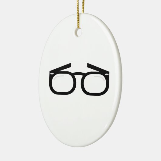 Oogbril Keramisch Ornament (Links)