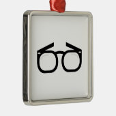 Oogbril Metalen Ornament (Rechts)