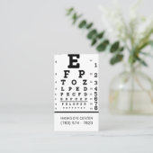 Oogcentrum Vision Oftalmoloog Opticiste Visitekaartje (Staand voorkant)