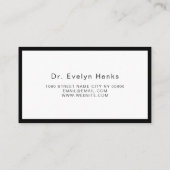 Oogcentrum Vision Oftalmoloog Opticiste Visitekaartje (Achterkant)