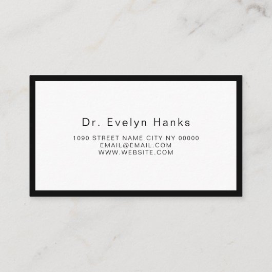 Oogcentrum Vision Oftalmoloog Opticiste Visitekaartje (Achterkant)