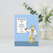 Oogchirurgie snel herstel briefkaart (Staand voorkant)