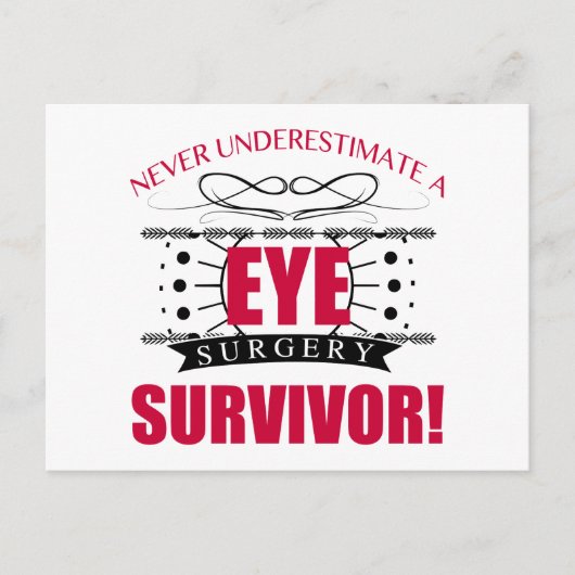 Oogchirurgie Survitis Briefkaart (Voorkant)