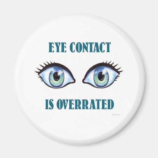 Oogcontact is te hoog magneet (Voorkant)
