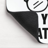 Oogdokter U Patiënt Funny Optometrist Muismat (Hoek)